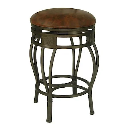 Elmbridge Backless Swivel Counter Stool